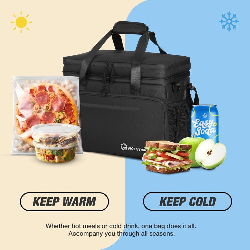 Leakproof 2 in 1 Soft Cooler Bag for 48 Cans   Perfect for Camping & Beach1