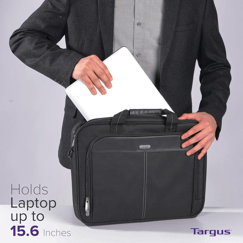 Slim Laptop Bag Ergonomic Briefcase Messenger Foam Padded for Laptops4
