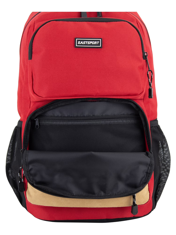 Unisex Aurora Core 17" Backpack Laptop School Bag Crimson Red5