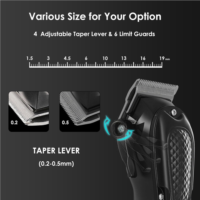 Hair Clippers for Men, Professional Barber Clipper for Hair Cutting Cordless & C1