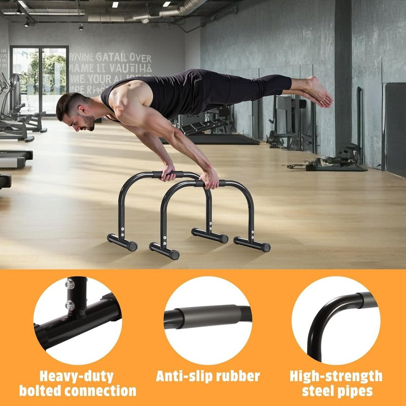 Parallettes Bars Steel Push Up Dip Stands for Handstands Calisthenics Workouts3