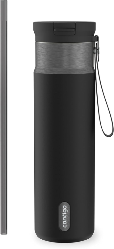 Snapseal 24oz Stainless Steel Vacuum Insulated Autoclose Lid Straw BPA0