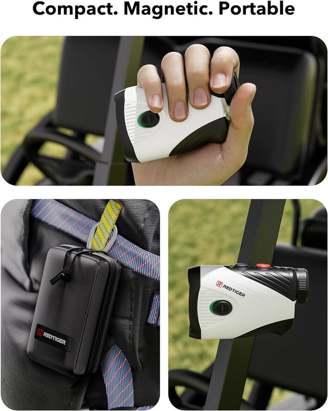 Golf Rangefinder 1200Yds 7X Magnification Slope Rechargeable Flag Lock Golfvue 15