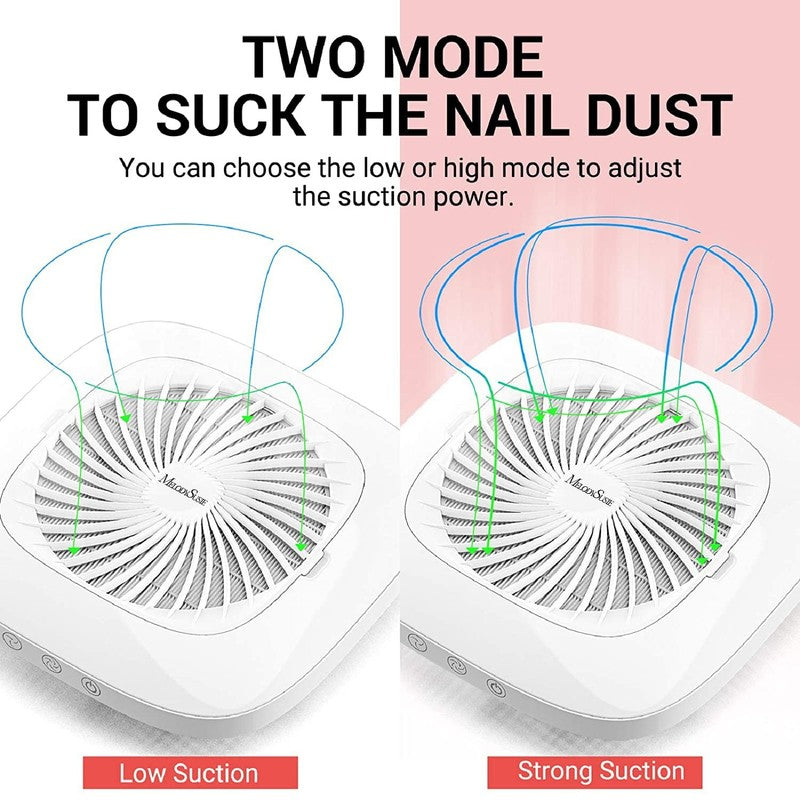 Professional Classic Nail Dust Collector with Powerful Suction, Spro 4000RPM Nai4