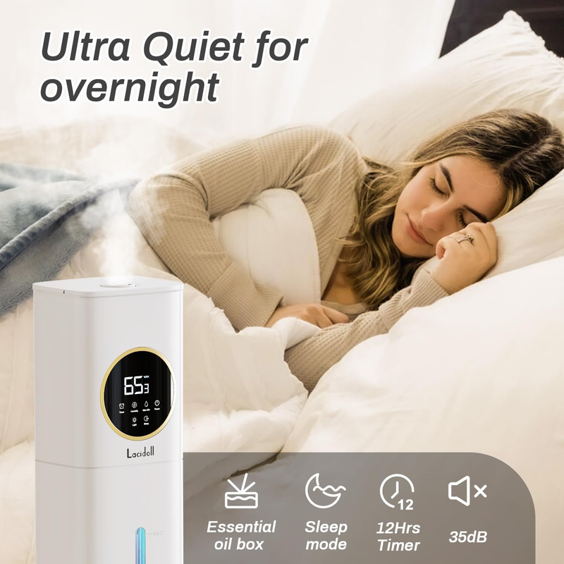 Humidifier Large Room, 2.1Gal/8L Humidifiers for Bedroom Home with Essential Oil4