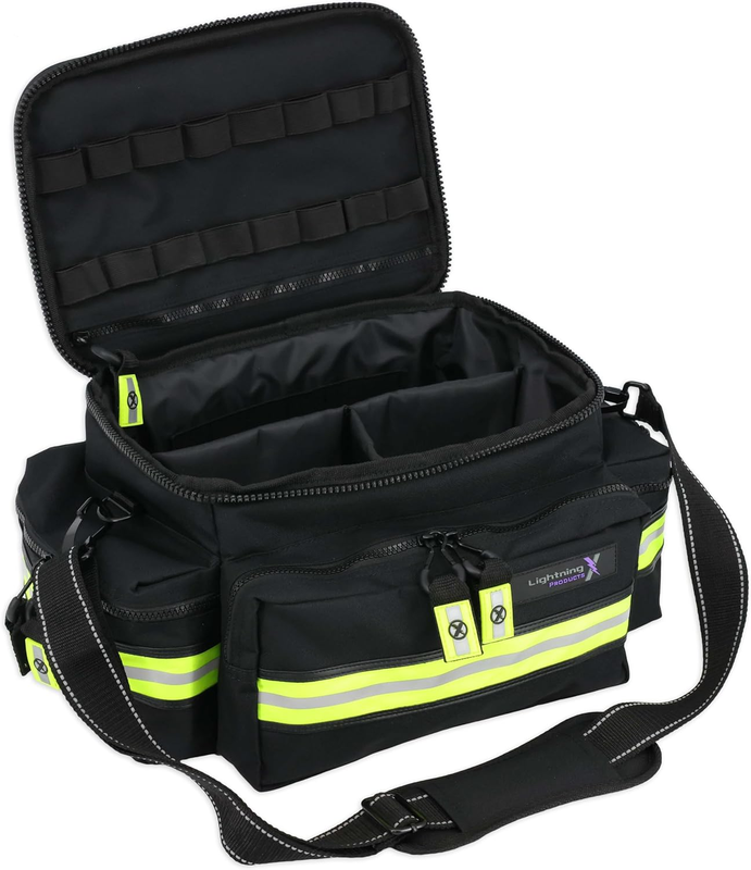Lightning X EMT Responder Bag LXMB25 Fully Stocked 240+ EMS Trauma Kit Black7