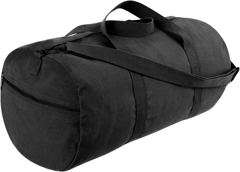 Heavy-Duty Canvas Shoulder Duffle Bag - Rugged Travel Gym Gear Equipment Bag4