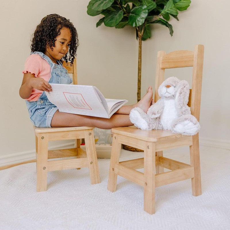 Wooden Chairs, Set of 2   Blonde Furniture for Playroom7