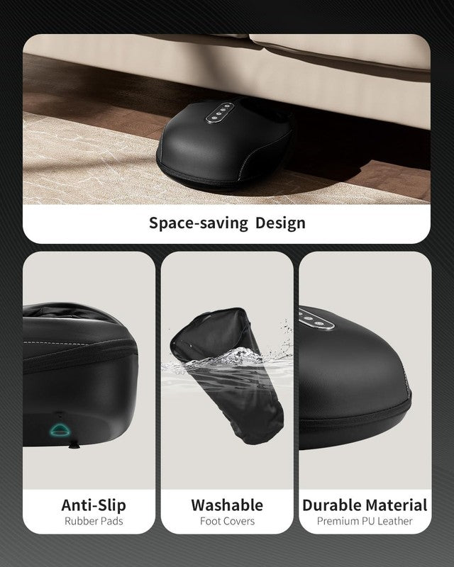 Shiatsu Foot Massager with Heat & APP Control for Pain Relief, Fits Up to 13"5