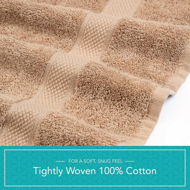 Pleasant Home Bath Towels Set of 6 (24” X 50”) 100% Cotton, 515 GSM | Lightweigh5