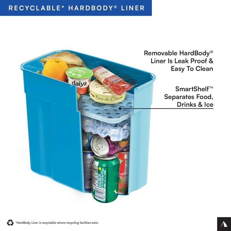 12 Can 8 QT Capacity Zipperless Soft Cooler, Ocean Blue4