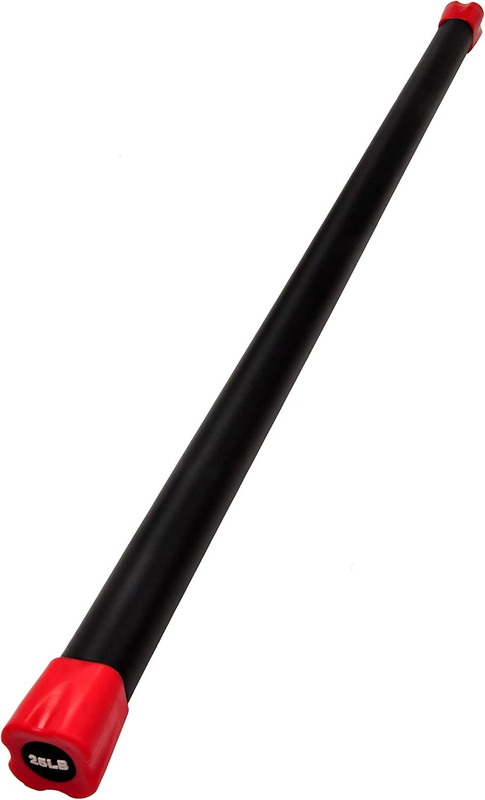 Total Body Weighted Workout Bar Exercise Bar Multiple Sizes 25lbs6