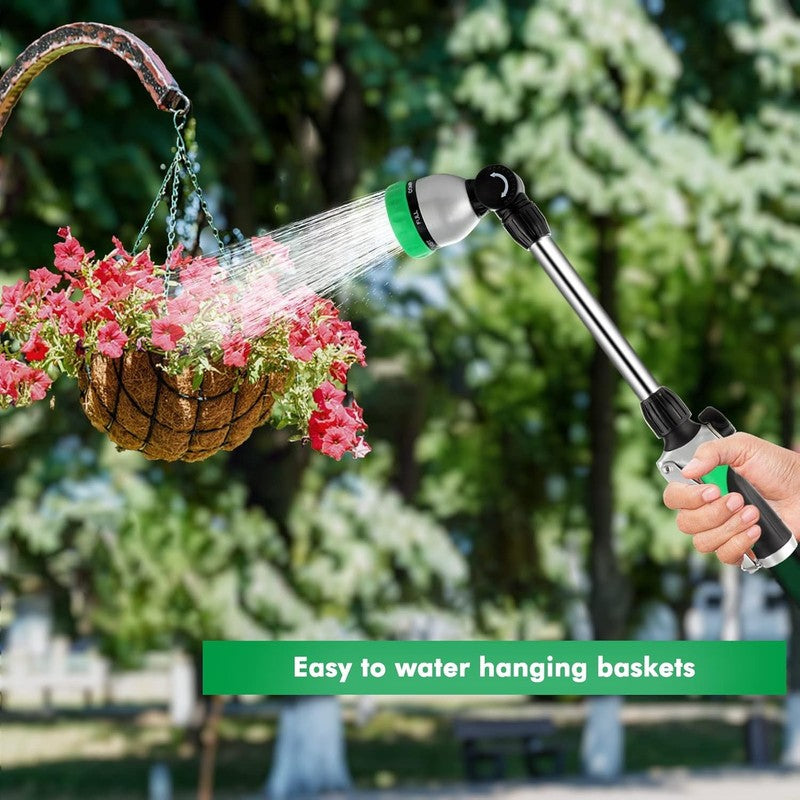 Heavy Duty Metal Watering Wand with 7 Spray Patterns and 180° Swivel Head5
