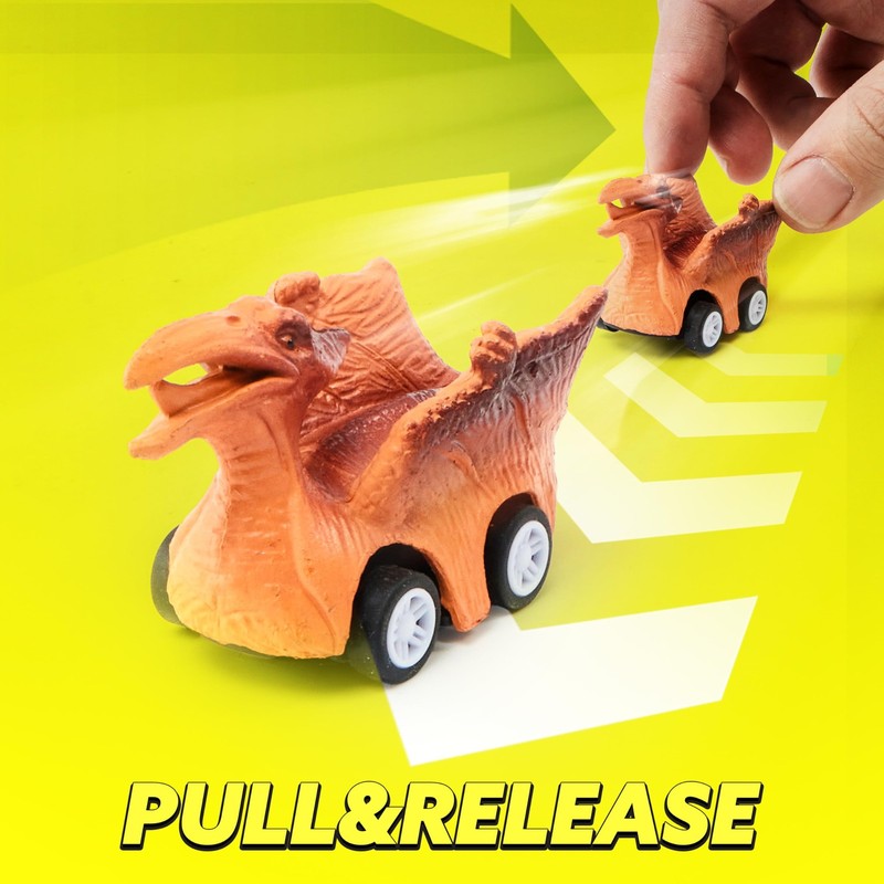 13 in 1 Dinosaur Truck Toys for Kids, Dinosaur Truck with Light & Sound, Includi3