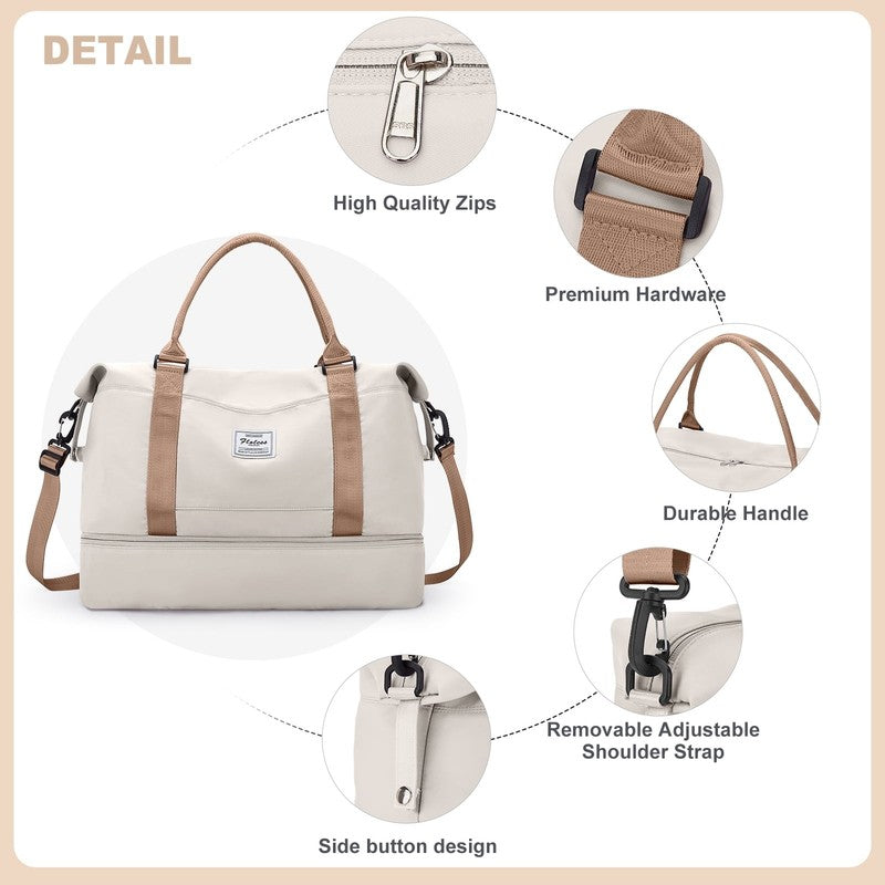 Weekender Bags for Women, Travel Duffel Bags with Shoe Compartment,Personal Item6