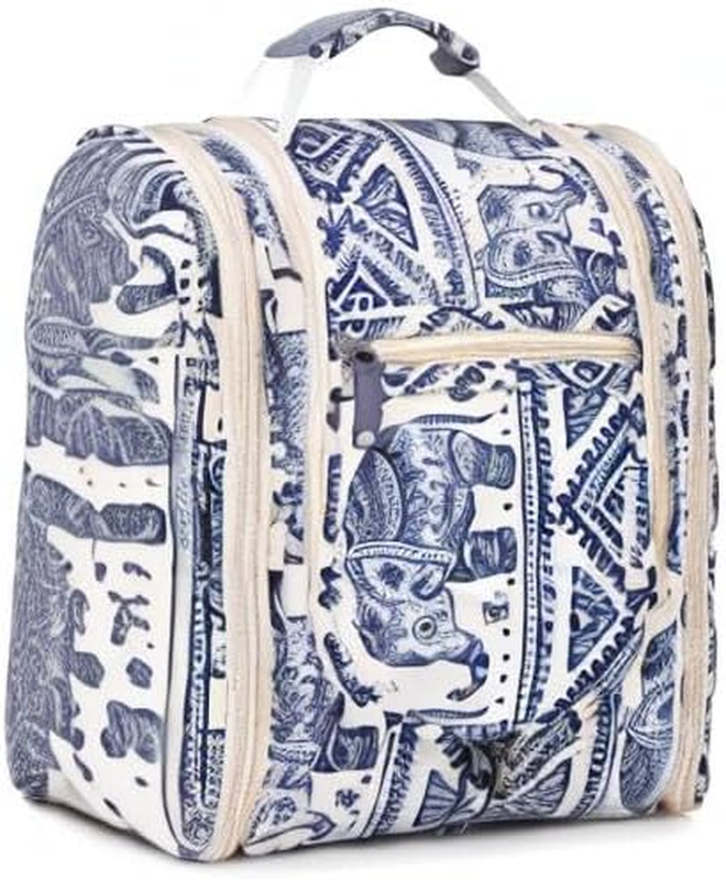 Small Hanging Toiletry Bag Travel Makeup Organizer Medium Elephant8