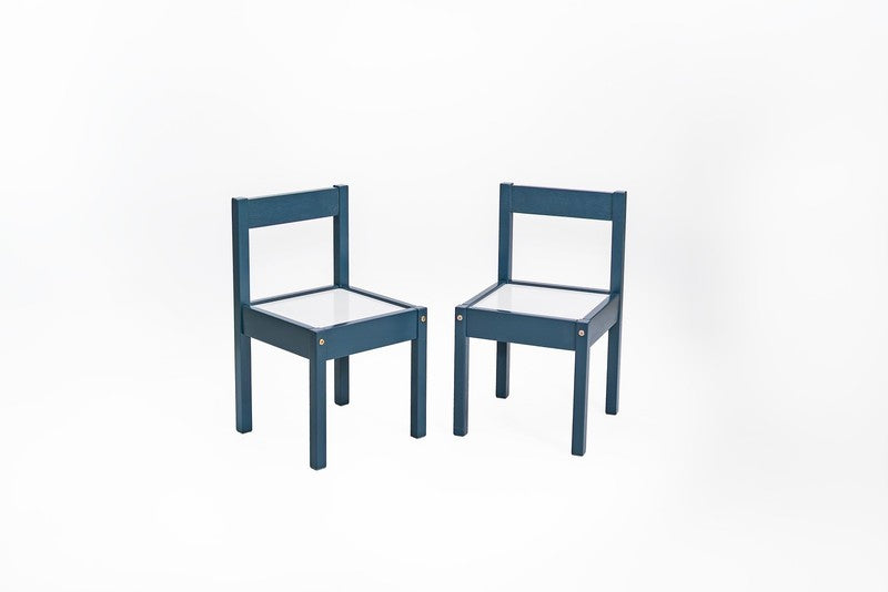 Child 3-Piece Table and Chairs Set, in Orion Blue Age Group 1 to 5 Years Old3
