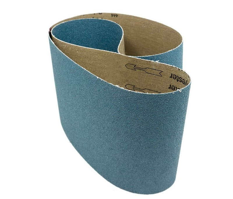 Zirconia Sanding Belts 6x48 Inch, 40 Grit for Metal & Wood Polishing (2 Pack)2