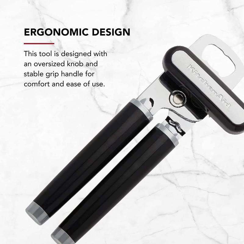 KitchenAid Classic Can Opener Bottle Opener Stainless Steel Black5