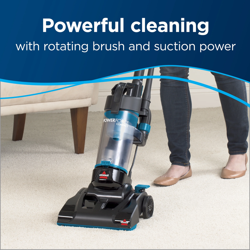 Powerforce Compact Upright Vacuum Bagless Lightweight High Reach Blue Black3