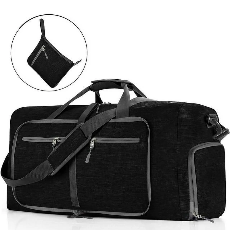 XUEYU Unisex 24"Waterproof Travel Duffel Bag,Black10