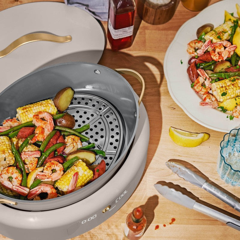 10 in 1, 6 Qt Electric Multi Cooker, Porcini Taupe by Drew Barrymore7