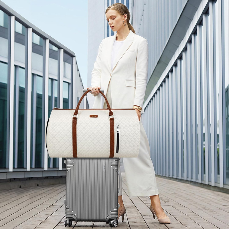 Convertible Garment Duffle Bags for Travel   Carry on Garment Bags with Toiletry5