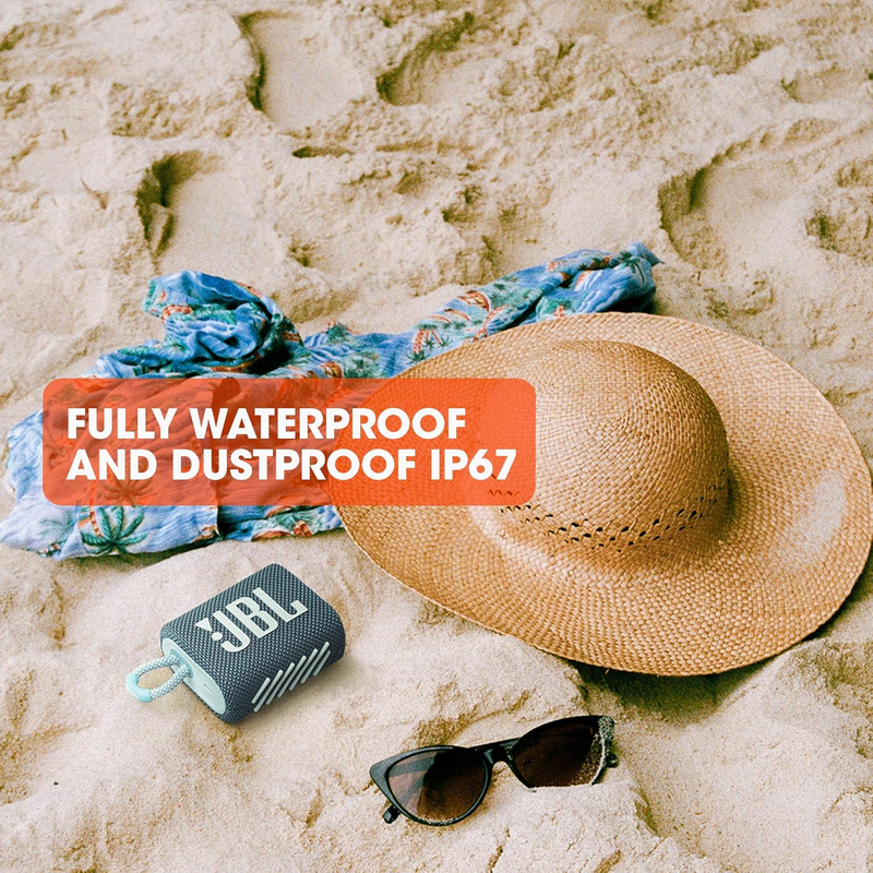 Go 3 Portable Mini Bluetooth Speaker IP67 Waterproof Dustproof Big Bass Black2