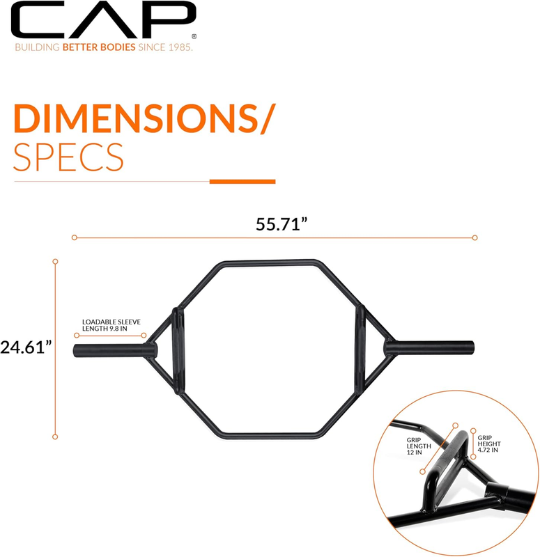 Olympic Trap Bar | Multiple Grip Options3