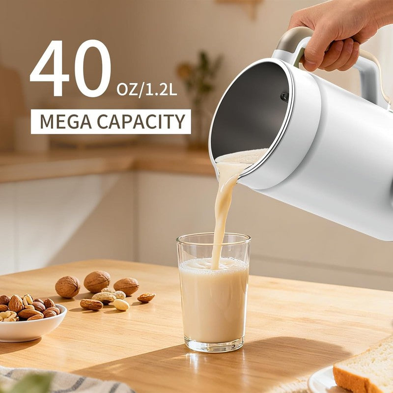 10 in 1 Nut Milk Maker Machine, Almond Milk Maker, 40Oz Self Clean/12H Delay/Kee7