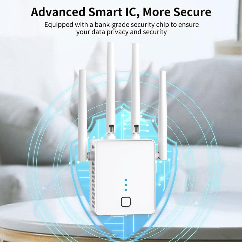2024 Wifi Extender 1200Mbps Dual Band Signal Booster for 10000 Sq Ft Home4