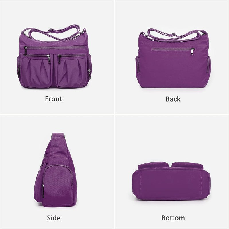 Women Crossbody Bag Waterproof Nylon Lightweight Shoulder Travel Purse Handbag3