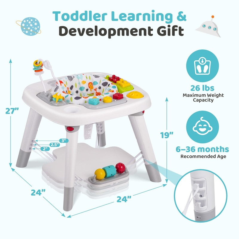 6-In-1 Baby Activity Center,Infant Activity Center Jumper with Detachable Toys a3