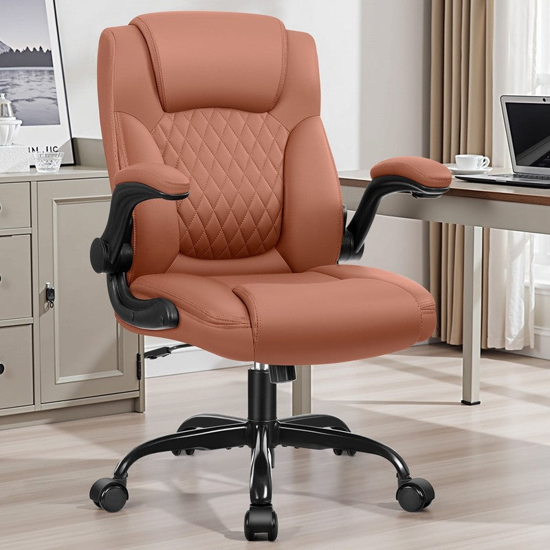 Leather Office Chair, Big and Tall Office Chair 400LBS Wide Seat Ergonomic Compu7