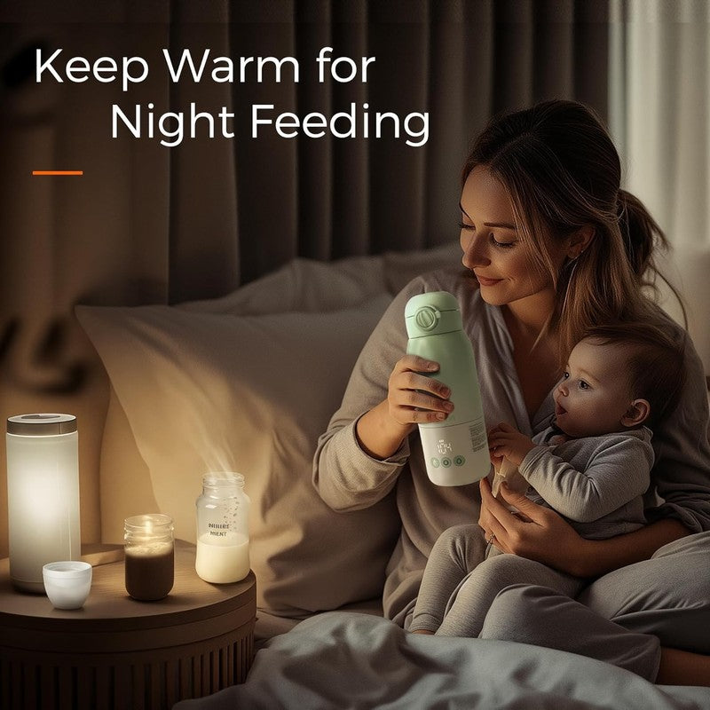 Portable Baby Bottle Warmer Dual Heat Breastmilk Water 12oz Green4
