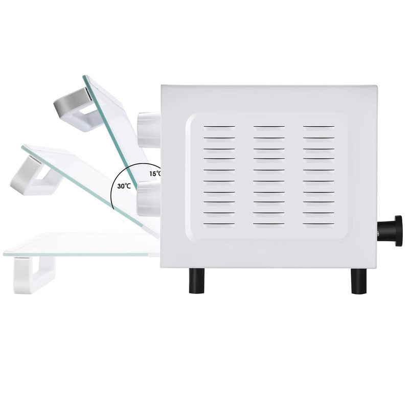 4-Slice Countertop Toaster Oven with Bake Pan & Rack, 3 Settings, White10