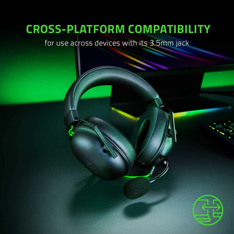 Blackshark V2 X Gaming Headset 7.1 Surround 50mm Drivers Memory Foam Black7