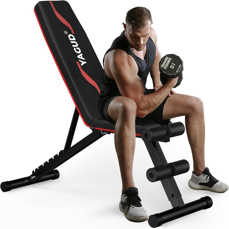 Weight Bench Press 800LB Adjustable Foldable Incline Home Gym Workout Bench10