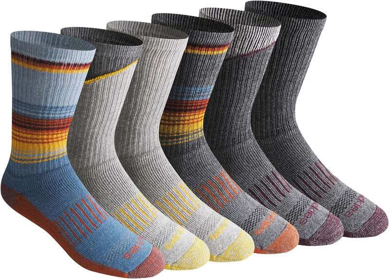 Men's Dri Tech Crew Socks Moisture Control M XXL 6 12 18 Pairs9