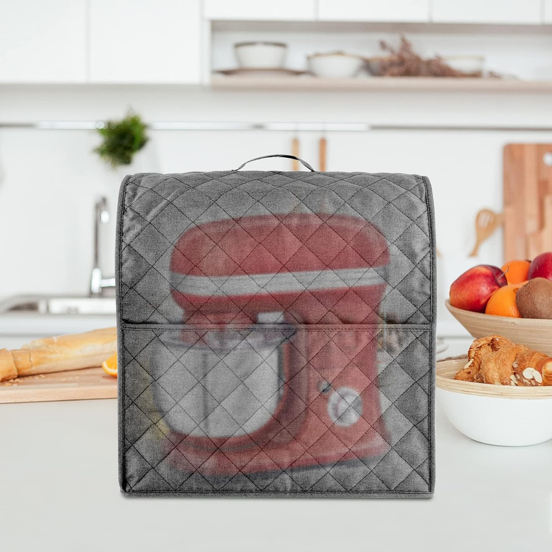 Stand Mixer Cover for KitchenAid Bowl Lift 5 8 Qt Grey Storage Bags3