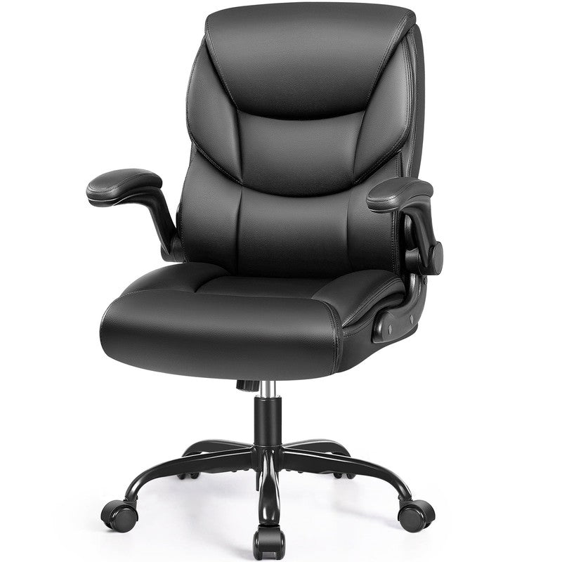 Leather Office Chair, Big and Tall Office Chair 400LBS Wide Seat Ergonomic Compu9