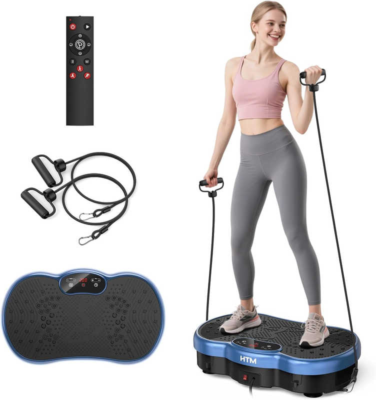 Vibration Plate Machine 300lbs 120 Speeds 9 Modes Home Fitness Workout8