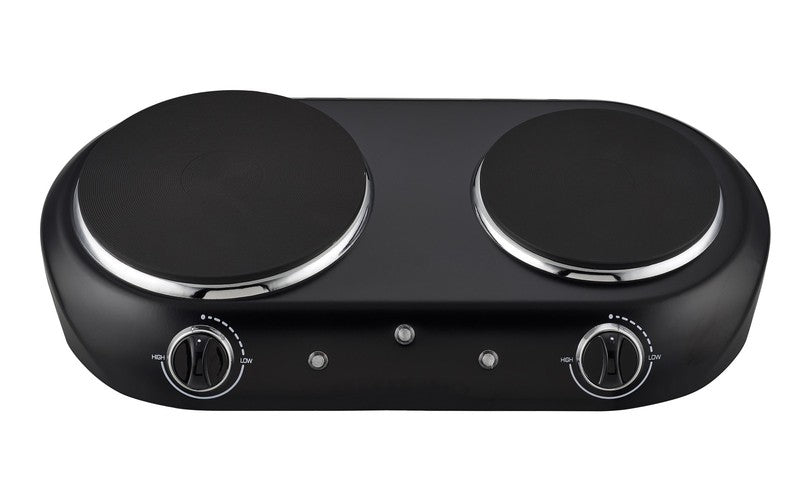 Double Burner, 1800 W, Black Electric Cooktop, 1 Each, Assembled Product4