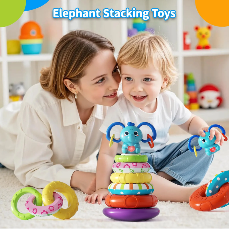 4 in 1 Baby Toys 6 12 Months Boys Girls, Montessori Babies Toy, Infant Toys Suit6