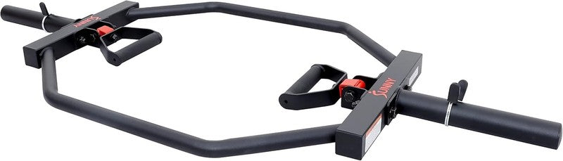 Strength Training Olympic Hex Trap Bar Swivel Handles Knurled Deadlifts8