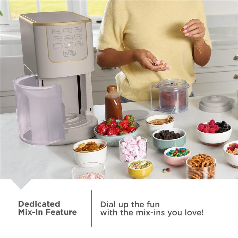 Perfect Pint Ice Cream Maker – Homemade Frozen Dessert Machine for Gelato,5