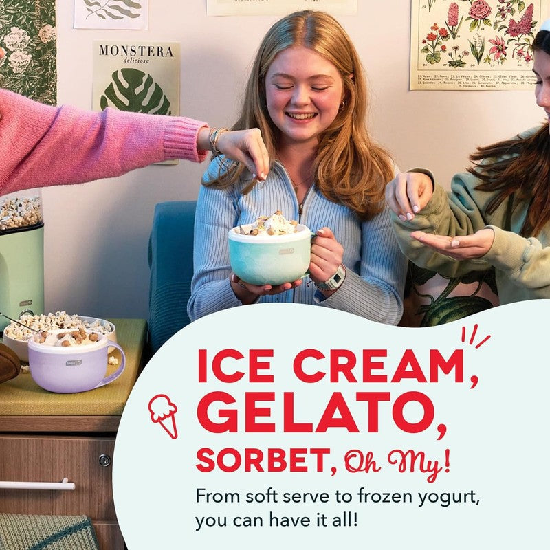 My Mug Ice Cream Maker - Makes Single Serving of Gelato, Frozen Yogurt, Sorbet &2