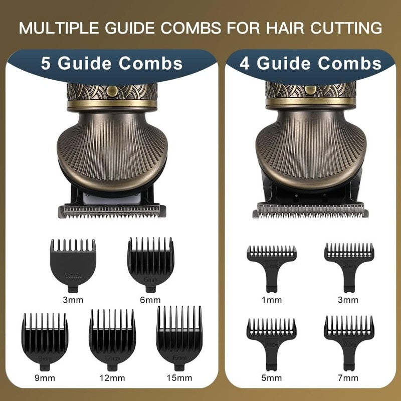 7-in-1 Beard Trimmer Kit for Men - Cordless T-Blade Hair Clipper & Grooming Set3