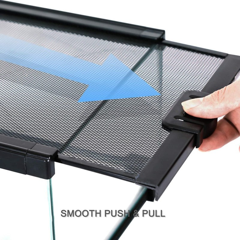 15 Gal Glass Reptile Tank Medium Terrarium w/ Top Screen Vent for Gecko Snake3