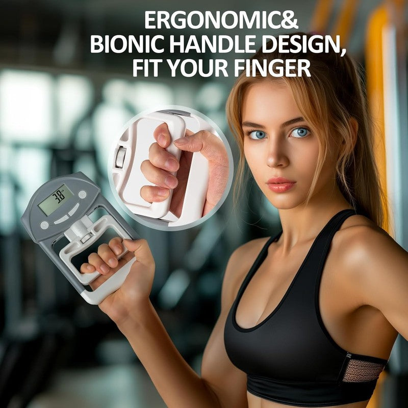 Digital Hand Grip Strength Tester, 220Lbs, Grip Meter for Home & Sports Use5